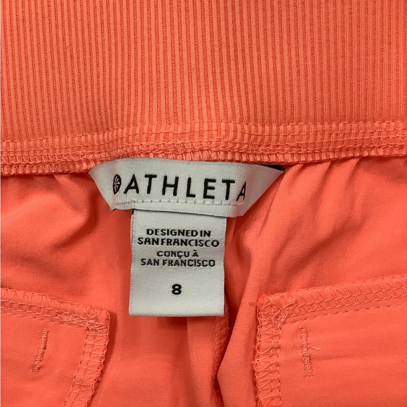 Athleta Vibrant Coral Brooklyn Ankle Pants - Picture 6 of 8